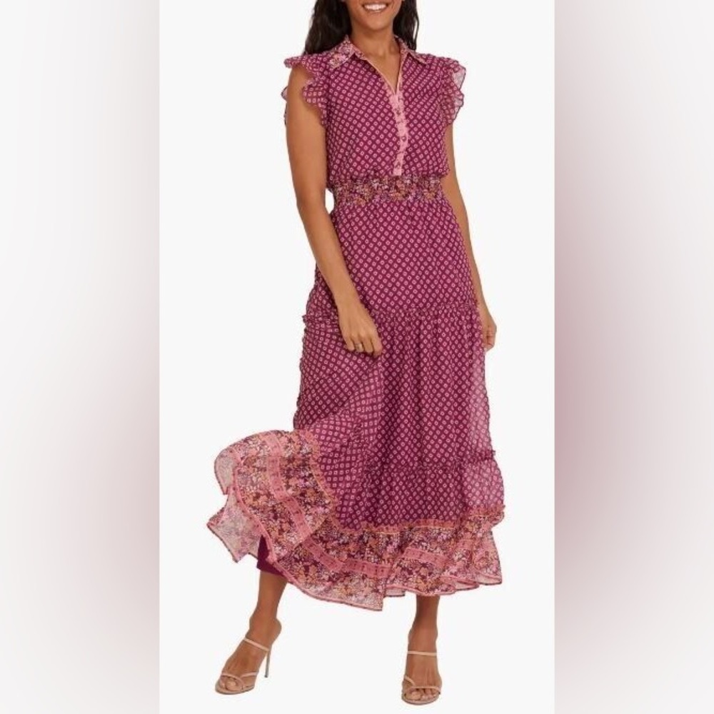 MILA.MAE/TIERED.MAXI.DRESS